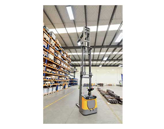 Electric pedestrian stacker